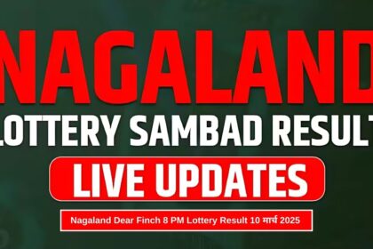 Nagaland dear finch 8 pm lottery result 10 मार्च 2025